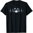 thumbnail image 1 of Drum Heartbeat Lifeline Music Lover Gift Drummer T-Shirt T-Shirt, 1 of 4