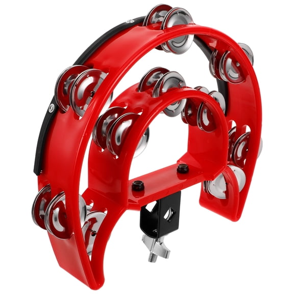 CIMAXIC Hi-hat Tambourine Tambourine ABS Responsive Sound For Live Shows 1Pack