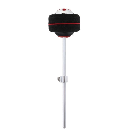 Drum Kick Beater Head,Stainless Steel ,Black Felt Drum Pedal Beater,Percussion Accessory