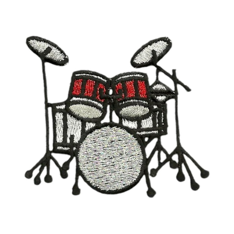 3.8cm X 7.5cm Badge Embroidered Iron-On Patch - 3.8cm X 7.5cm (H X W), Sew On Badge For Jackets, Bags Large Iron On Patches