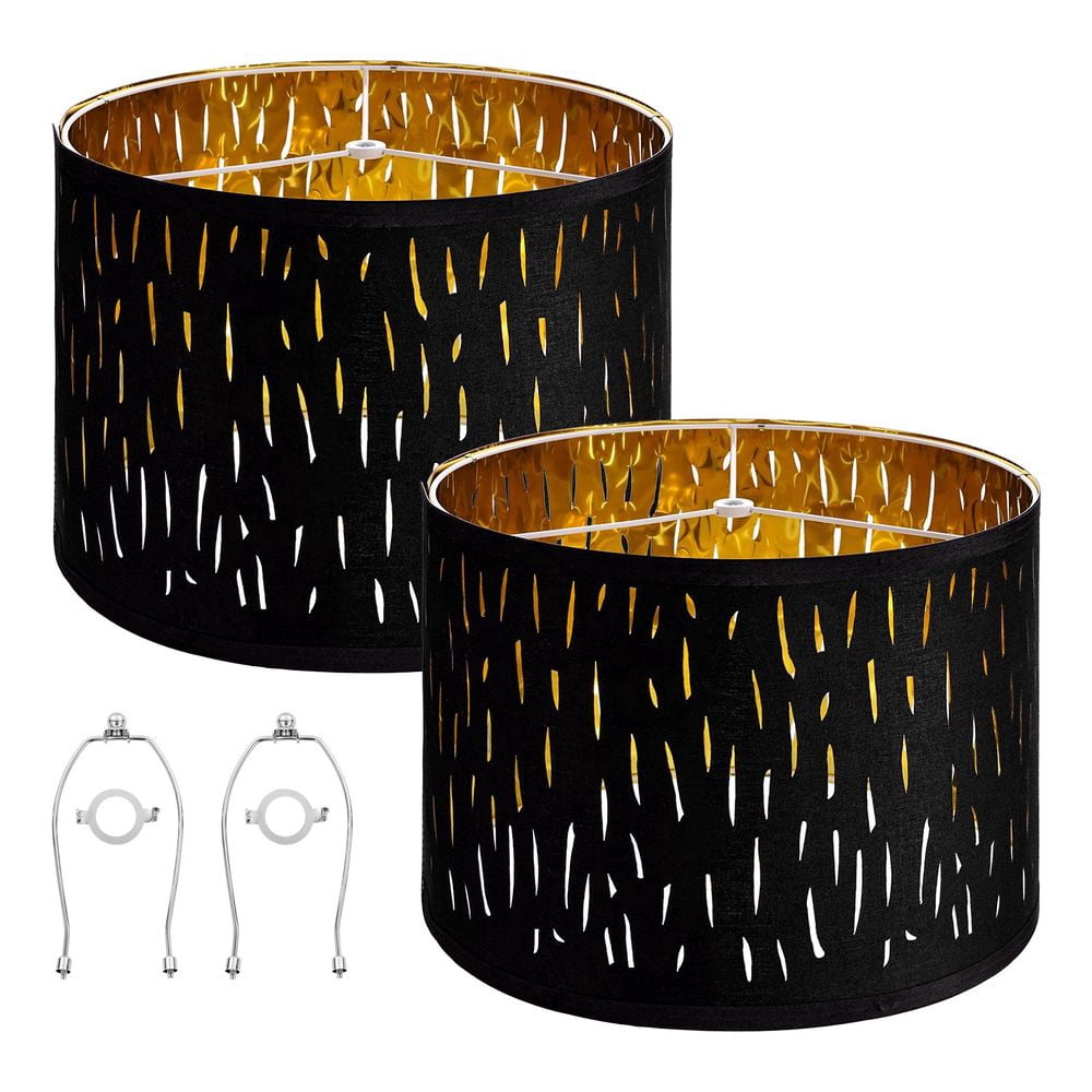 Drum Lamp Shade 2  13in Top 13in Bottom  10in High Medium Drum Lampshade
