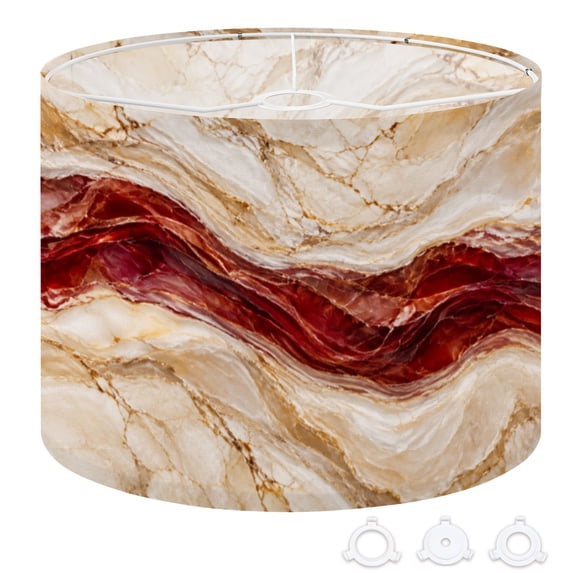 Drum Lamp Shade Abstract luxury marble art Nature Modern Vintage Rock ...