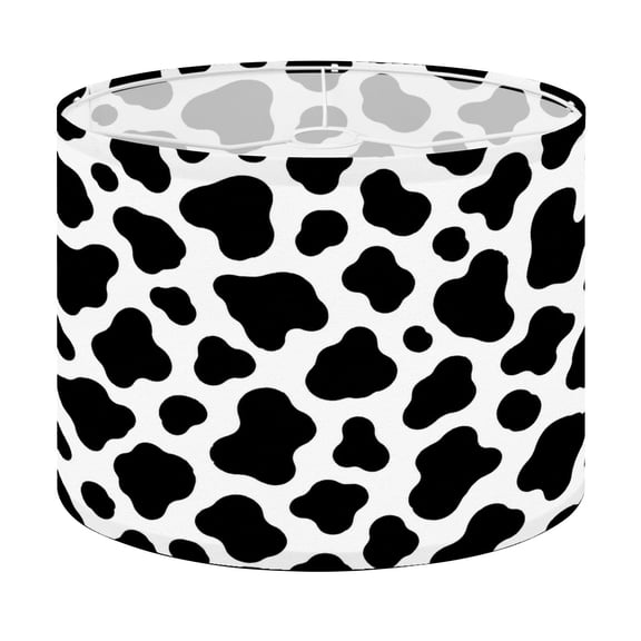 Drum Lamp Shade Dalmatian dog seamless spot Lampshade for Table Lamps Floor Lamps Pendant Light 13"x13"x10" Replacement Linen Large Lamp Shade Easy Assembly