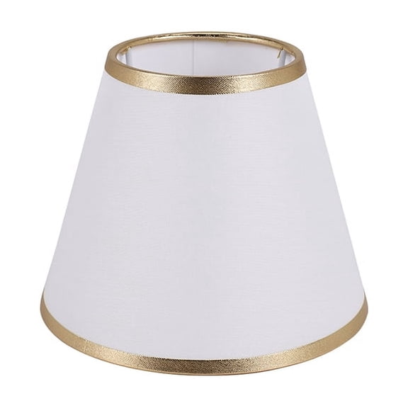 Drum Lamp Shade Dustproof Shape Cloth Lampshade Table Floor Replacement for Home Office White