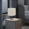 thumbnail image 1 of Drum Lamp Shade Fixture Hanging Light Cover Ceiling Light Shade Lampshade Bulb Guard for Dining Room Bedroom Restaurant Kitchen Hallway beige white 22x17cm, 1 of 10