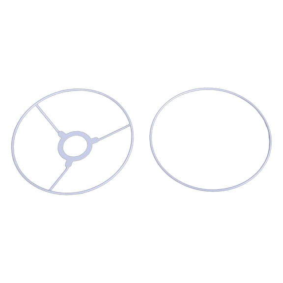 Drum Lamp Shade Rings Ceiling Light Frame Chandelier Lamp Fix Rings Lamp Shade Holder Round Metal Rings Support Fitting