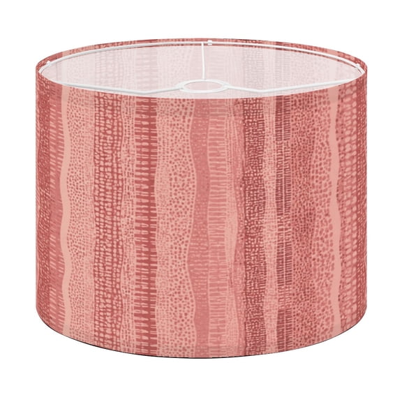 Drum Lamp Shade fabric Distressed overlay rough surface textile woven fabric Grunge Lampshade for Table Lamps Floor Lamps Pendant Light 13"x13"x10" Replacement Linen Large Lamp Shade Easy Assembly