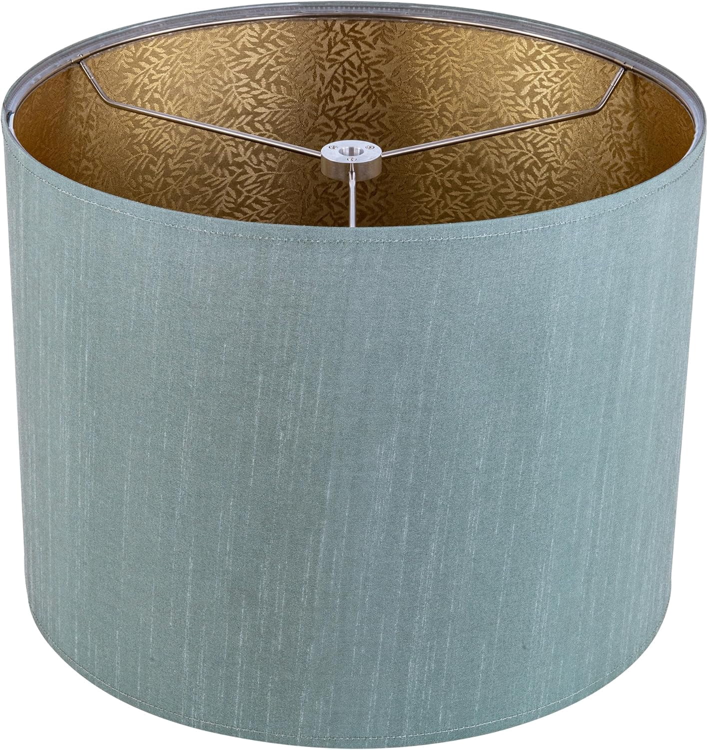 Drum Lampshades, Easy Assembly Required Replacement Lamp Shades, Fabric Lampshades for Table Lamps Floor Lamps, Metal Spider Fitter, 13"x13"x10"