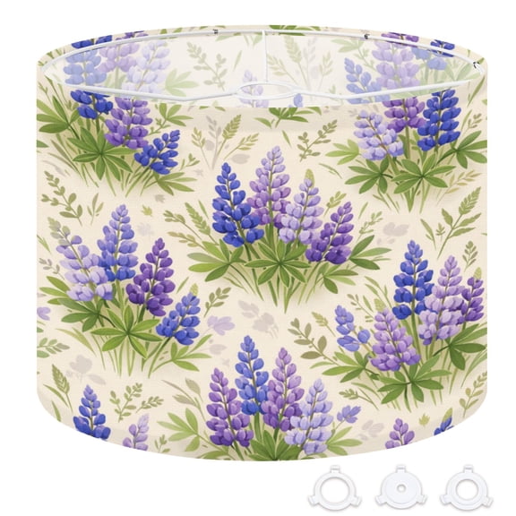 Drum Lampshades texas bluebonnets lake muleshoe bend texas texas 13"x13"x10" Light Shade for Table Lamps Floor Lamp Shades Replacement Assembly Required