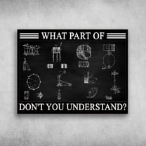 Drum Lover, Drummer Poster - What Part Of, Don't You Understand 11 x 17 Inch Poster