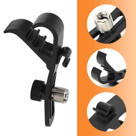 Drum Microphone Clip Shockproof Holder Secure Clamp Recording Instrument Accessory For Musicians And Sound Engineers