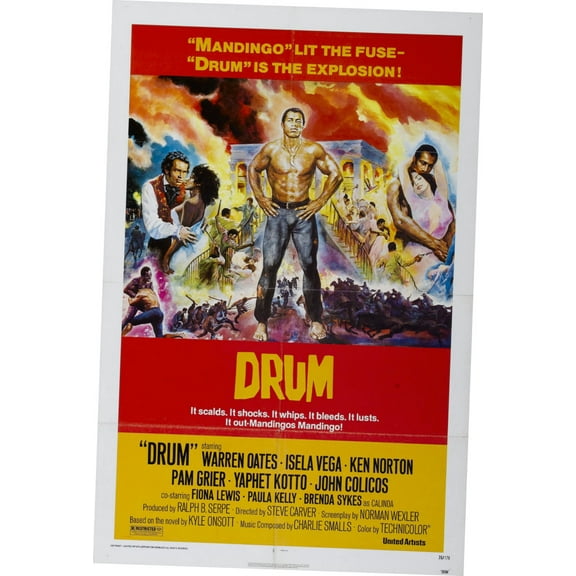 Drum Movie Poster 12x16 Art Print on Metal Sign 12in x 16in Multi-Color Square Adults Best Posters