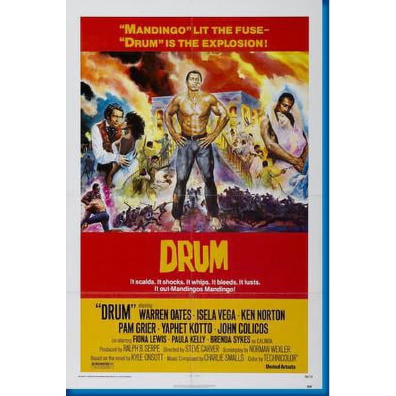 Drum Movie Poster Art Poster 24x36 Unframed, Age: Adults, Rectangle AB Posters