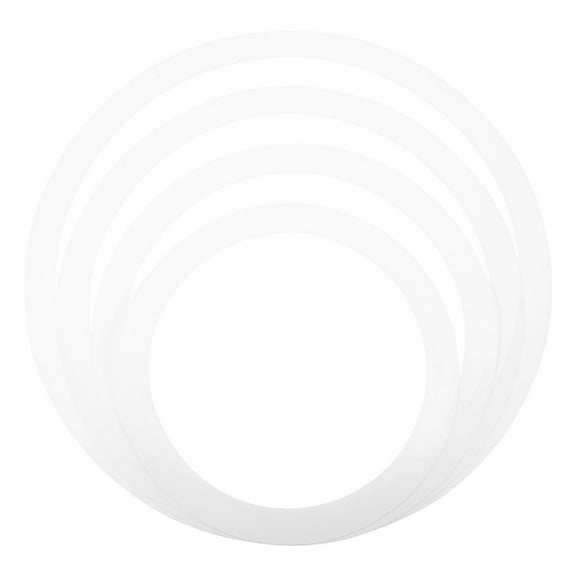 Drum Mufflers Dampening Rings 4Pcs 12/13/14/16 White