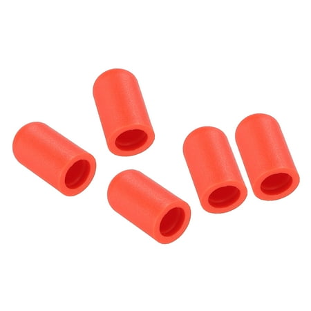 Drum Mute Drumstick Silent Tip Drum Dampener Silicone Rubber Practice Percussion Tips Mute Red 5 Pack