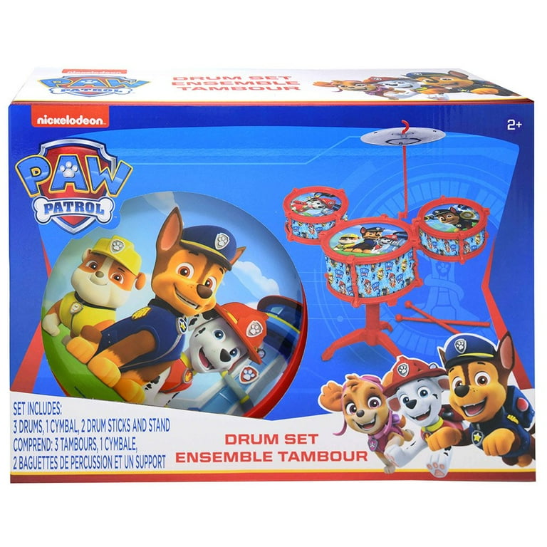 Drum Paw Patrol Drum Music Set Size 15 x 5