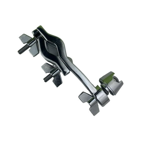 Drum Rack Clamp Cymbal Stand Clamp Mounting Accessories Universal Hardwares Adjustable Support Drum Extension Clip Bass Drum Cowbell Holder Single Clamp