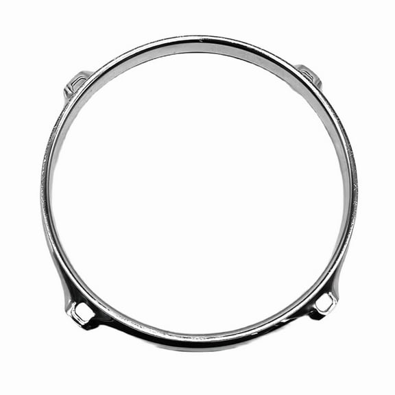 Drum Rim Alloy 6inch 4 Hole Drum Rim Snare Hoop Drum Hoop for 6Inch Snare Drum Percussion Instrument Parts Silver,1 * Drum Circle,Silver