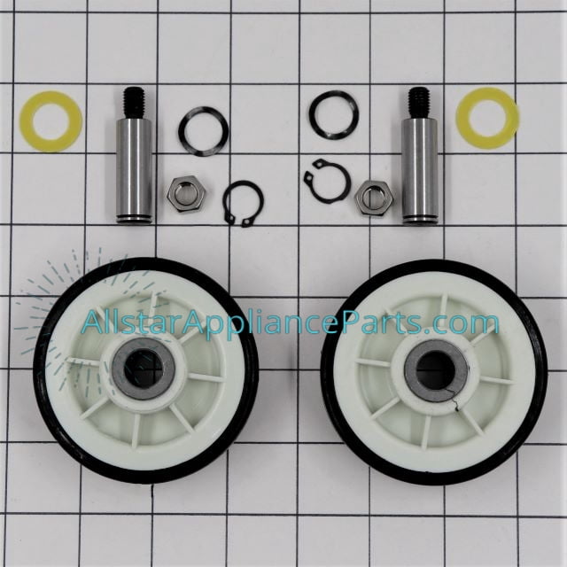 Drum Roller w/shaft 2 Pack Replaces Maytag, 303373, 12001541