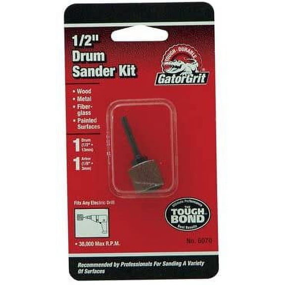Ali Industries Drum Sander Kit Abrsv 0grit, Grit5 — Professional & DIY Use, Standard Battery Platform