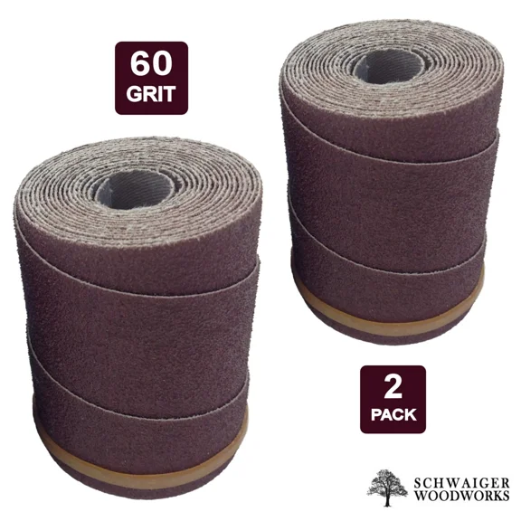 Drum Sander Sanding Wraps/Rolls, 60G For Jet/Performax 16-32 & Ryobi Wds1600, 2