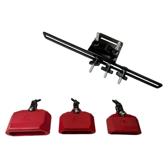 Drum Set Clamp Jam Block Cowbell Zinc Alloy Material for Professional Festival Performance Band Use