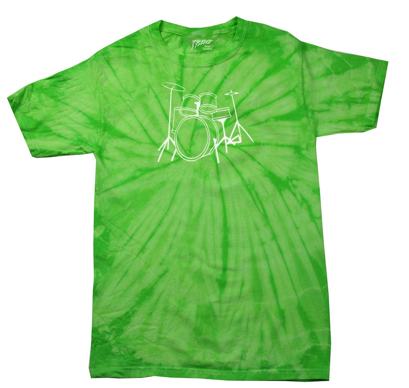 Mens Music Drum Splicing Casual Shirt