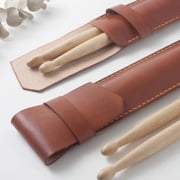 Drum Stick Bag Personalized PU Leather Drumstick Holder for Drummers, Gifts for Drummers