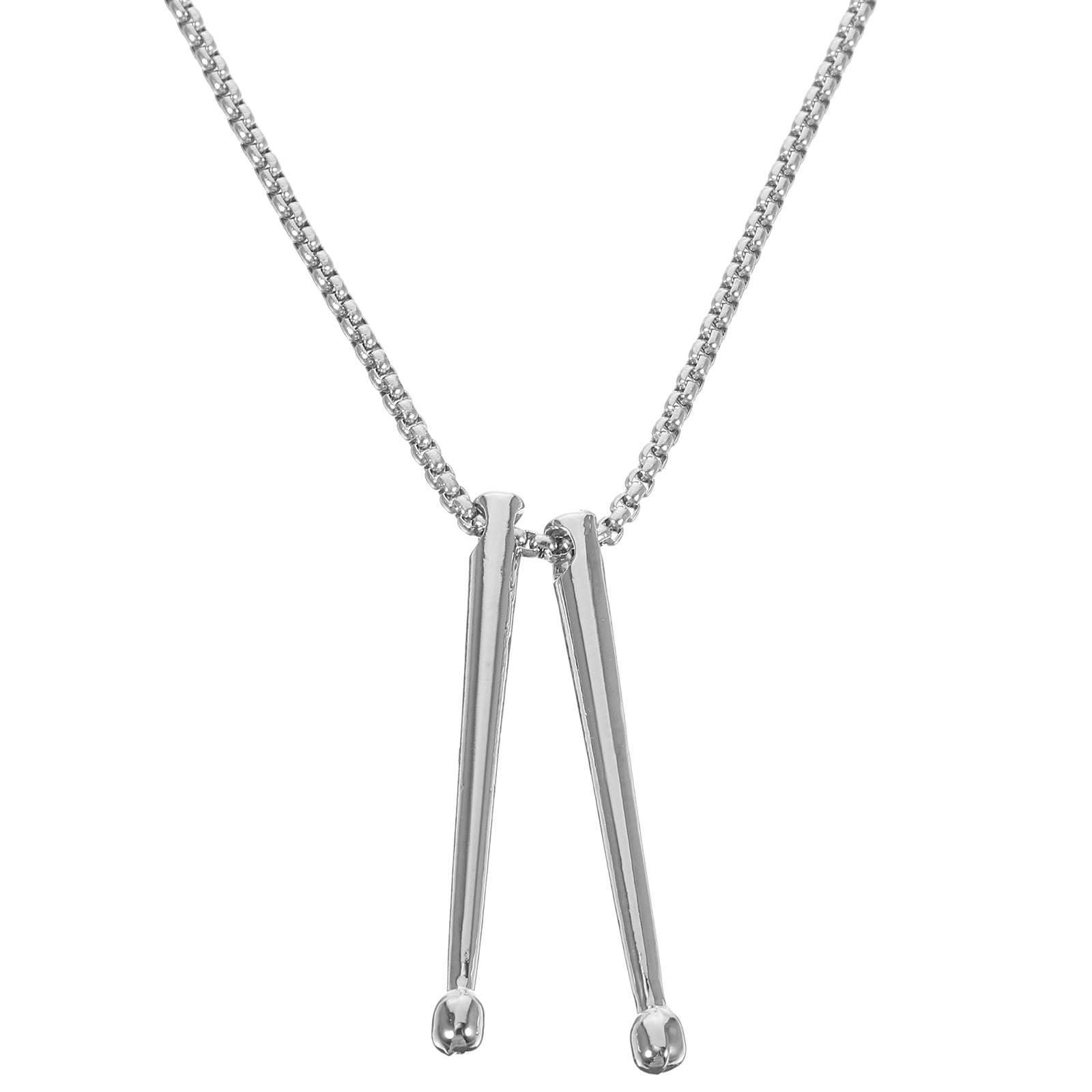 Drum Stick Pendant Necklace Musical Drumsticks Necklace Women Necklace Jewelry