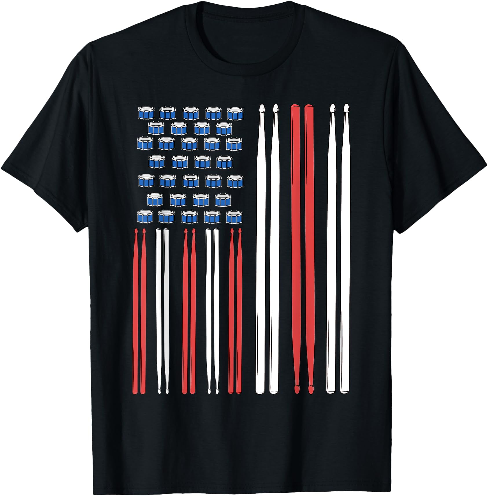 T-shirt 'Percussionist' Pour Homme/adultes - Marque Fruit Of The Loom - Couleurs Variées - Neuf Sans étiquettes