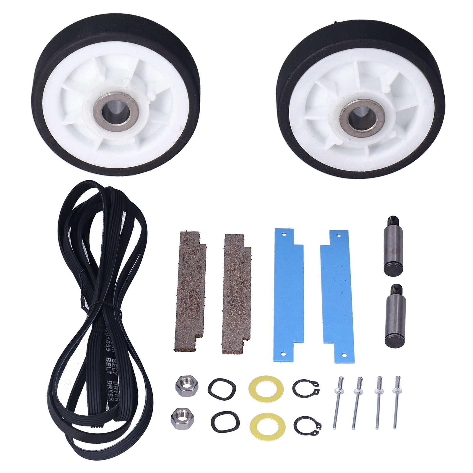 Drum Support Roller, Dryer Accessories Clothes Dryer Kit Replacement Drum Belt Drum Support Roller Idler Pulley Dryer Replacement For 303373K 306508