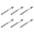 thumbnail image 1 of Drum Tension Rods M6 x 60mm for Bass Drum Hardware Parts Accessory Pack of 6, 1 of 5