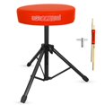 thumbnail image 1 of 5 Core Drum Throne 3" Thick Padded Memory Foam Comfortable Drummer Stool 330Lb Capacity Adjustable, 1 of 14