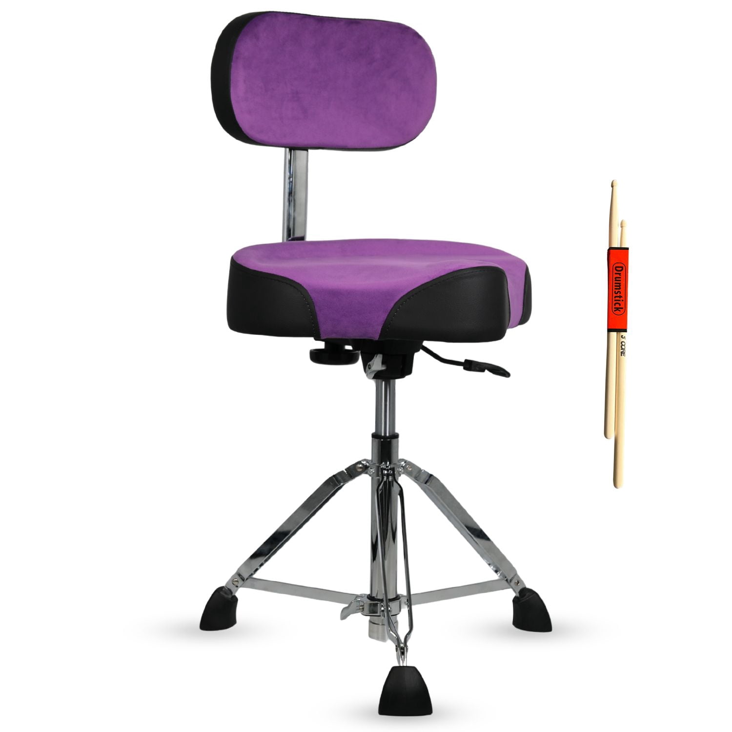 Drummer Stool Drum Throne w Backrest 4