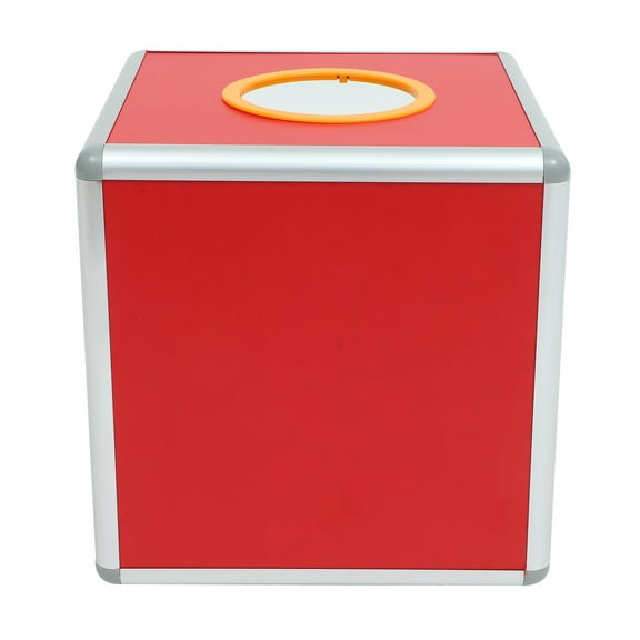 Drum Ticket Lottery Box Ballot Box Lovers Office 25.00X25.00X25.00CM Red