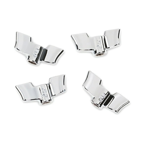 Drum Workshop DWSM2007 8 mm Wing Nut Tilter Old Style, Chrome - Pack of 4
