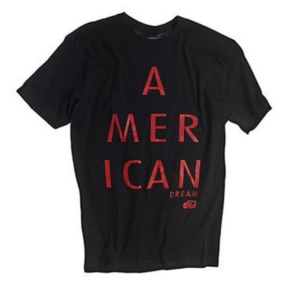 Drum Workshop PR25SSAD-XXL American Dream, Black T-Shirt, 2XL