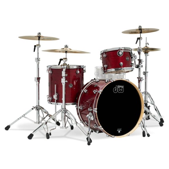 Drum Workshop Performance Series 3-Piece Lacquer Drum Shell Pack (Cherry Stain)