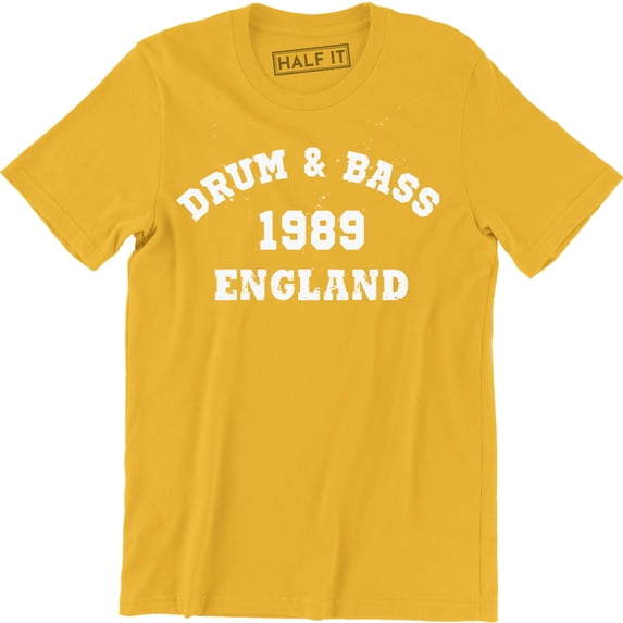 Drum and Bass 1989 England Music Rock Famous for Musician Gifts for Artist Tee Shirt