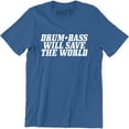 thumbnail image 1 of Drum and Bass Will Save The World - Music Festival Club Men's T-Shirt, 1 of 4