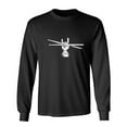 thumbnail image 1 of Drum**icks Sarcastic Humor Novelty Men's Long Sleeve Shirts, 1 of 3