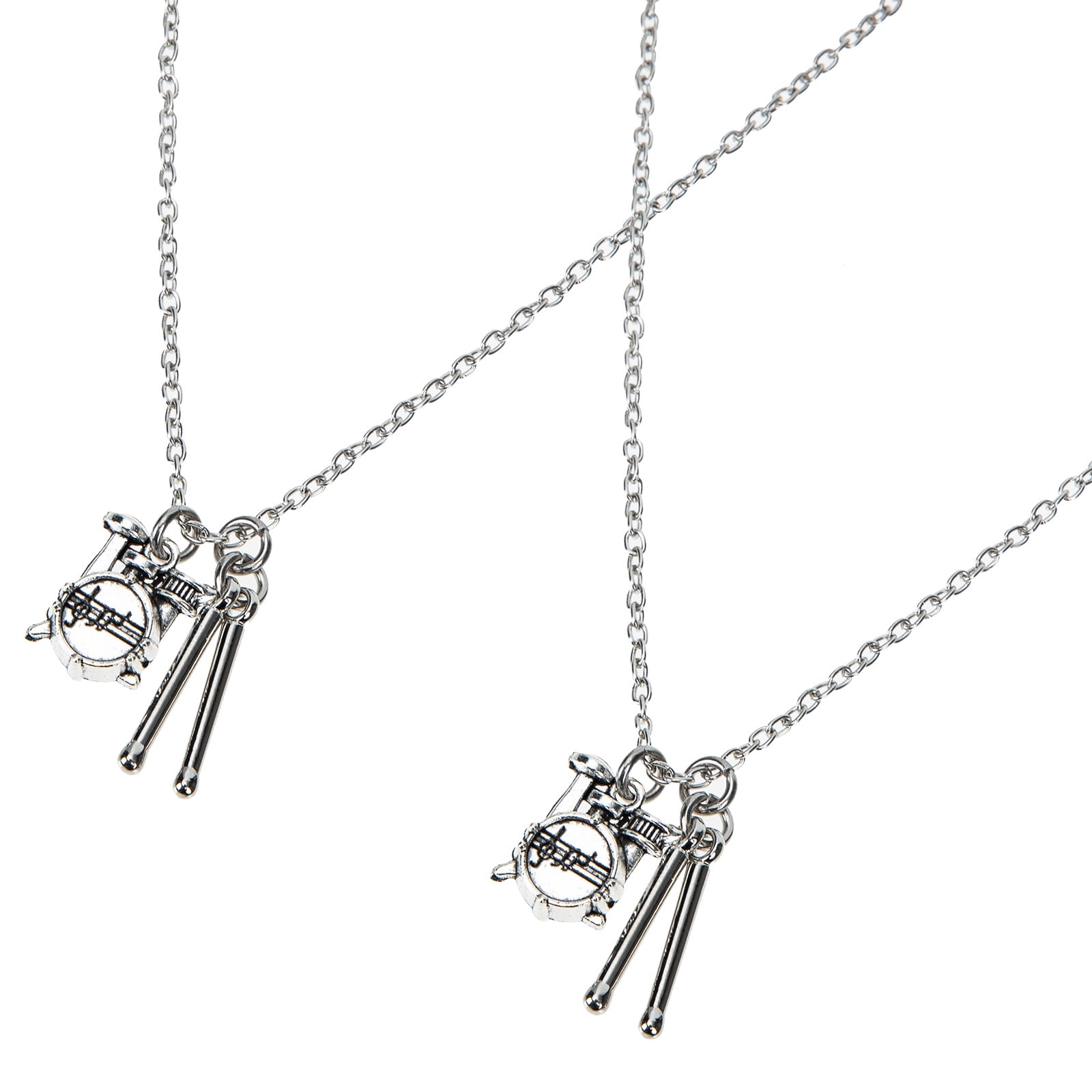 Drum set necklace 2pcs Unique Drum Set Necklace Pendant Drum Set Design
