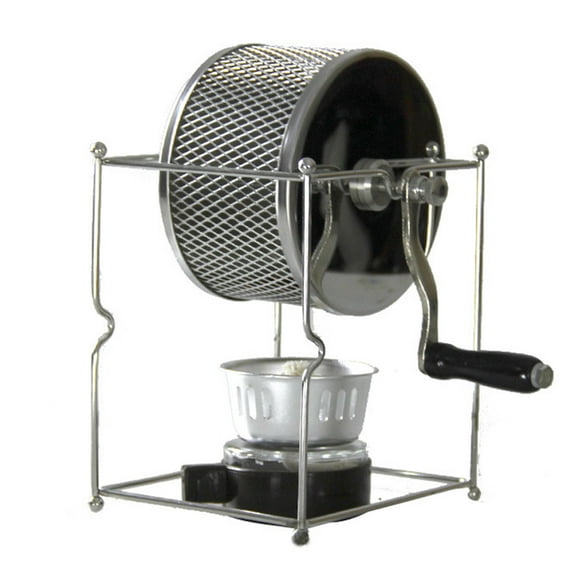 Drum-type Coffee Roaster Electric Coffee Beans Roasting Machine with Handle Peanut Roaster for Home Use Durable