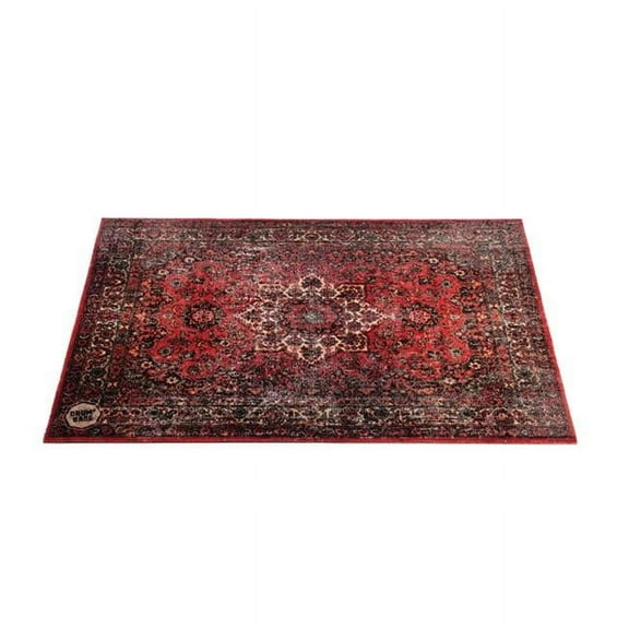 DrumNBase Rugs 428629 4.26 x 3 ft. Vintage Persian Style Stage Mat, Original Red