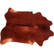 Drum N Base 6 X 5.25 Vegan Betsy Red Brown Cow Drum Rug - VGN BRWN