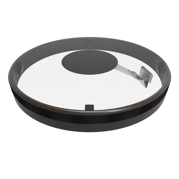Drumhead, Rhythm Lid Snare Kit, 13 X 1.5, Controlled Sound, Clear, Black Dot On Top
