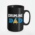 thumbnail image 1 of Drumline Dad Awesome, Black 15oz Ceramic Mug, 1 of 5