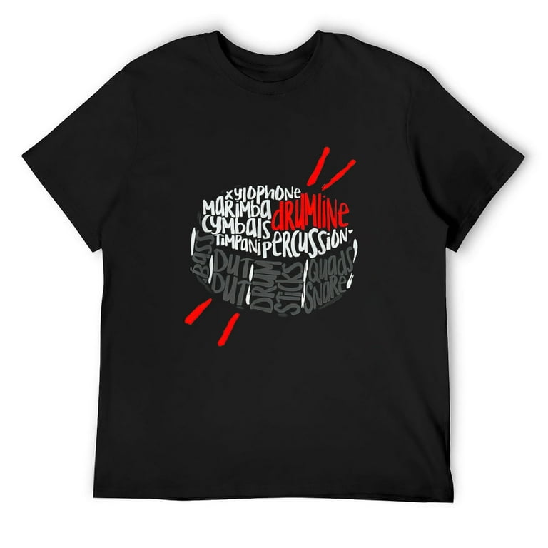 Drumline Marching Band Word Cloud Art T-Shirt Drumline Marching Band Word Cloud Art T-Shirt