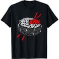 thumbnail image 1 of Drumline Marching Band Word Cloud Art T-Shirt, 1 of 5