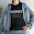 thumbnail image 1 of Drummer Definition Drums Drumming Funny Drummer T-Shirt, 1 of 3